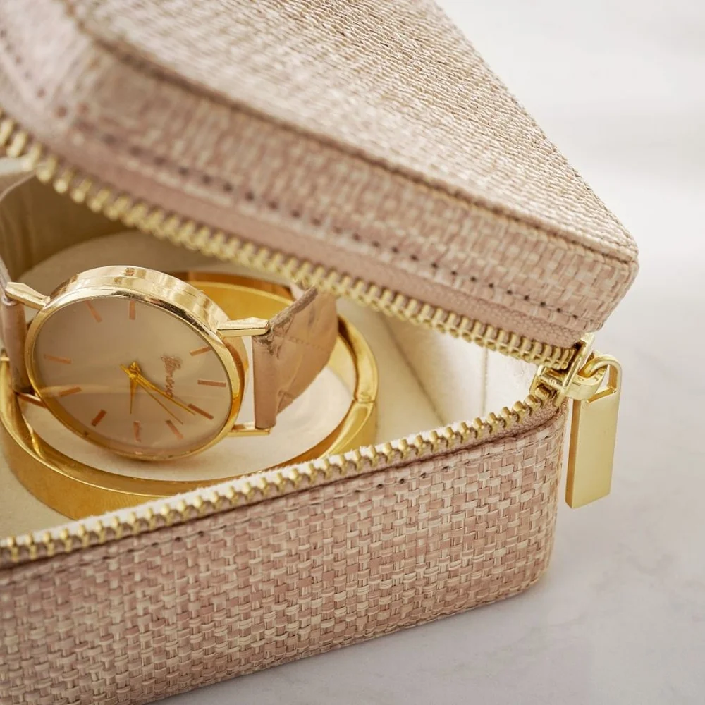 NWT Pottery Barn Travel Jewelry Case